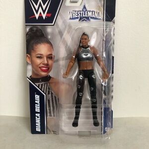 WWE WrestleMania Bianca Belair Figure in Black and White